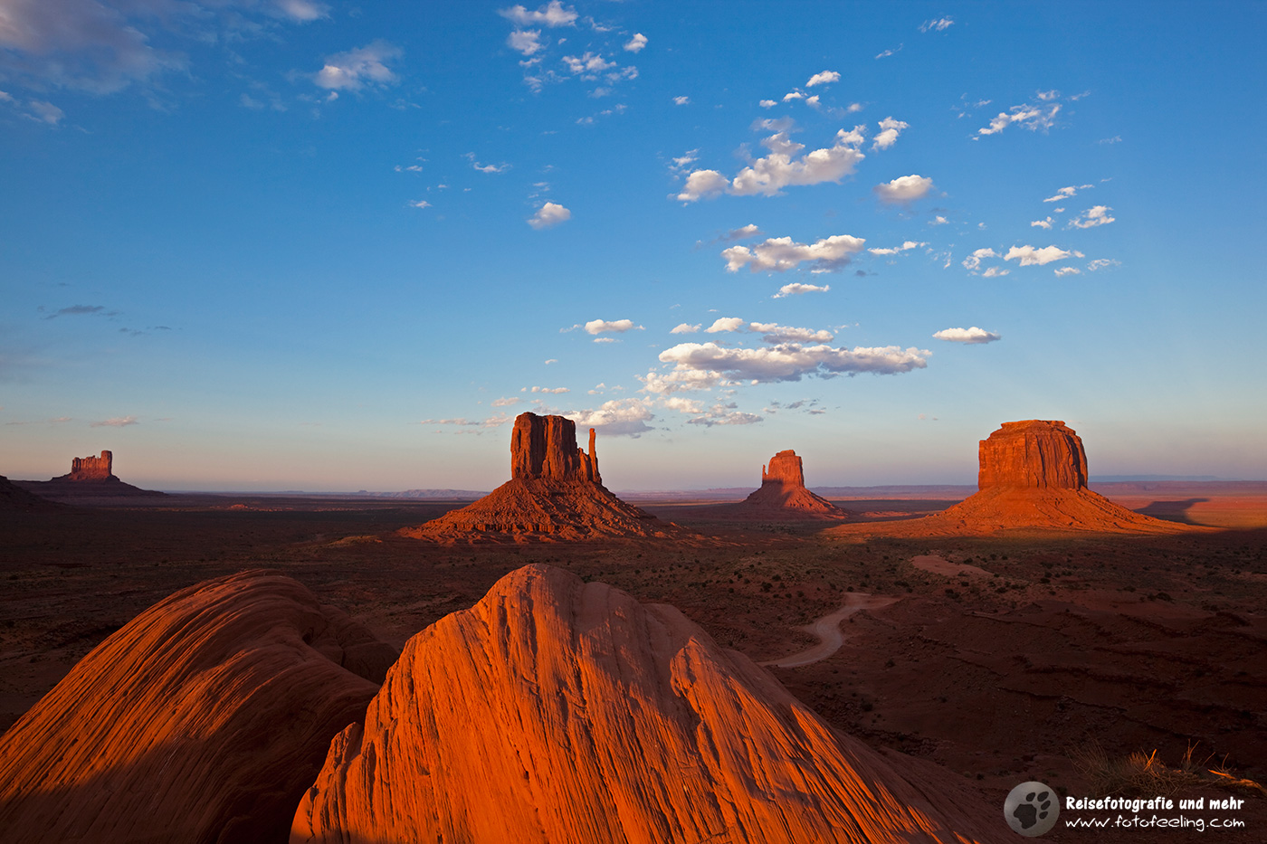 West Mitten Butte, East Mitten Butte und Merrick Butte