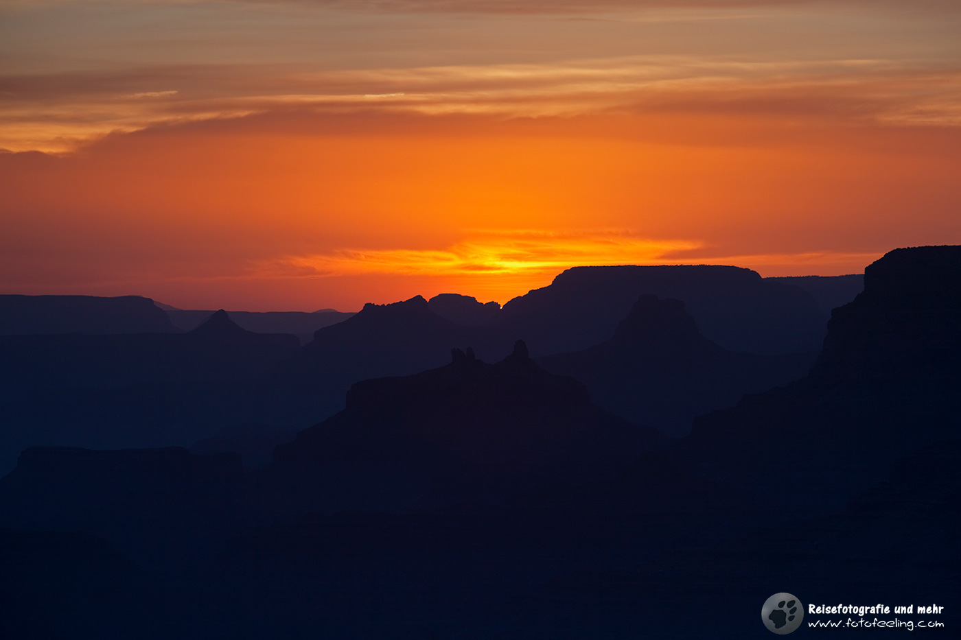 Grand Canyon im Sonnenuntergang