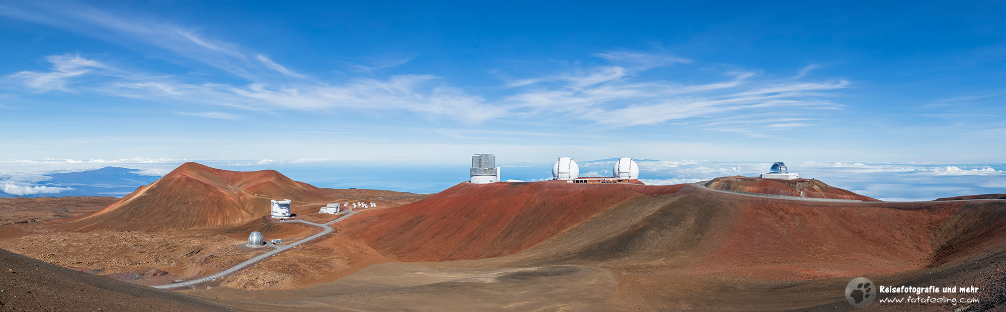 James Clerk Maxwell Telescope, Smithsonian Submillimeter Array, Subaru Telescope, Keck-Observatorium und NASA Infrared Telescope Facility