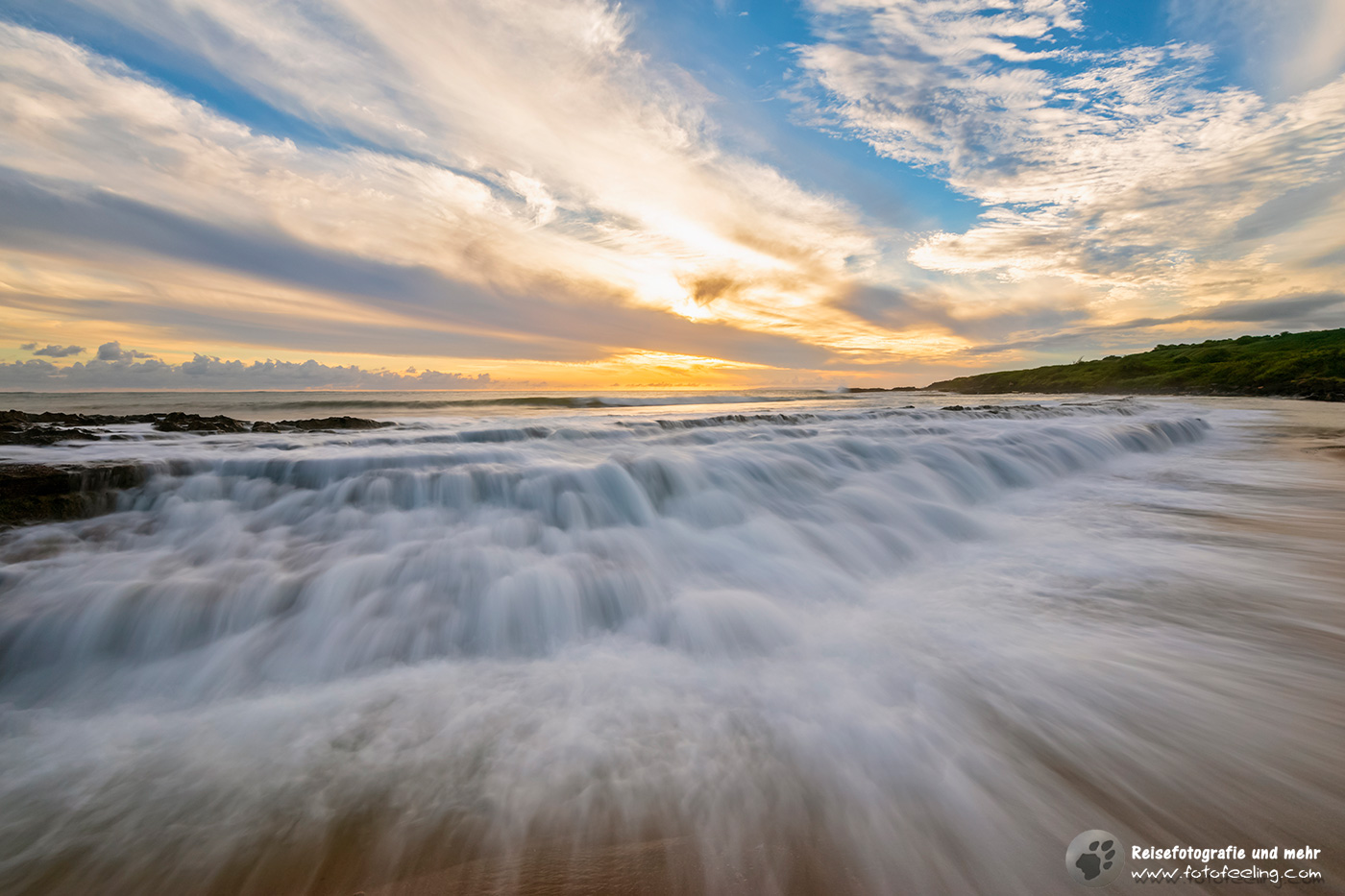 Sonnenuntergang am Strand