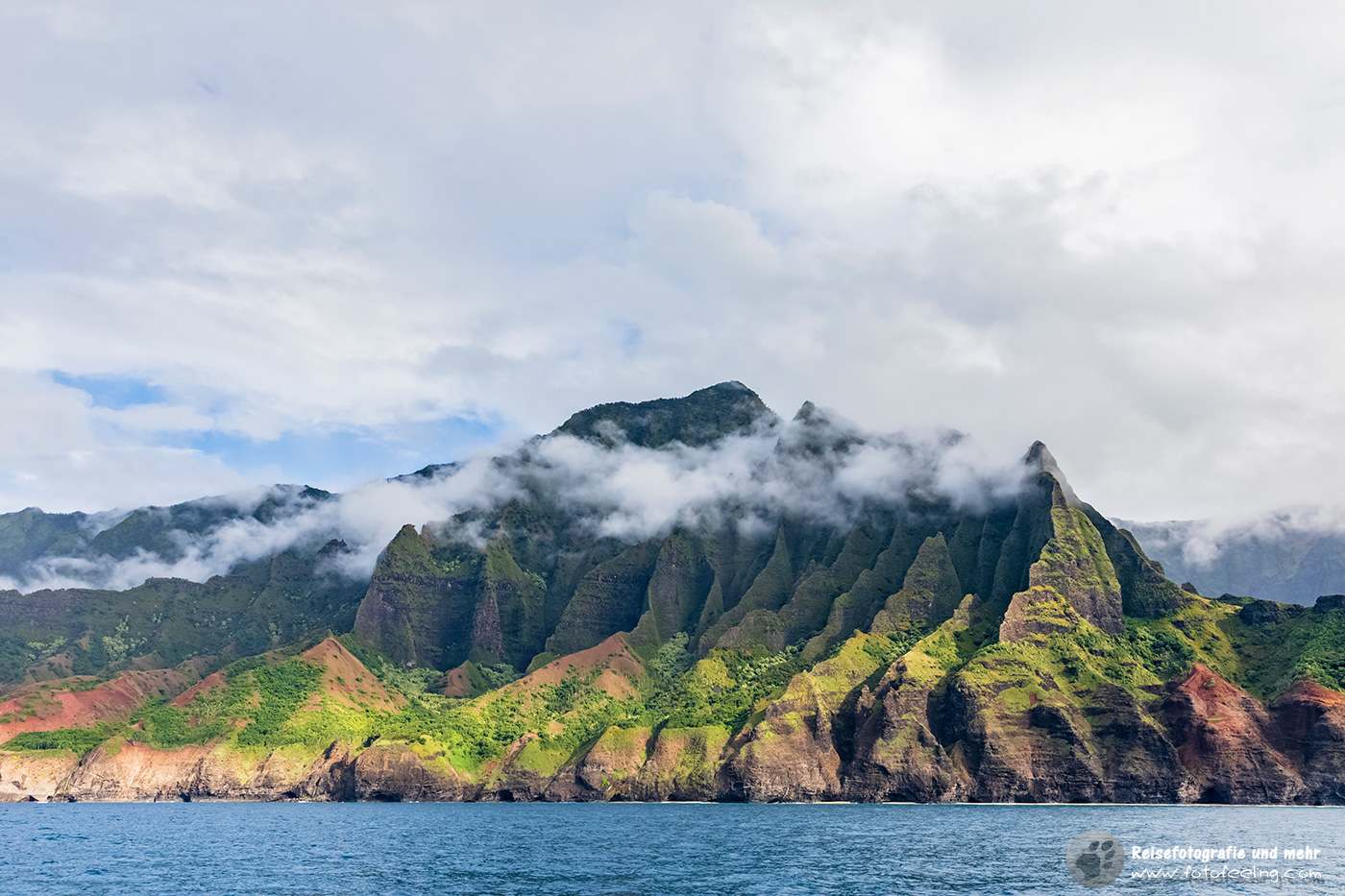 Bootsfahrt entlang der Napali Küste (Nā Pali Coast, Napali Coast)