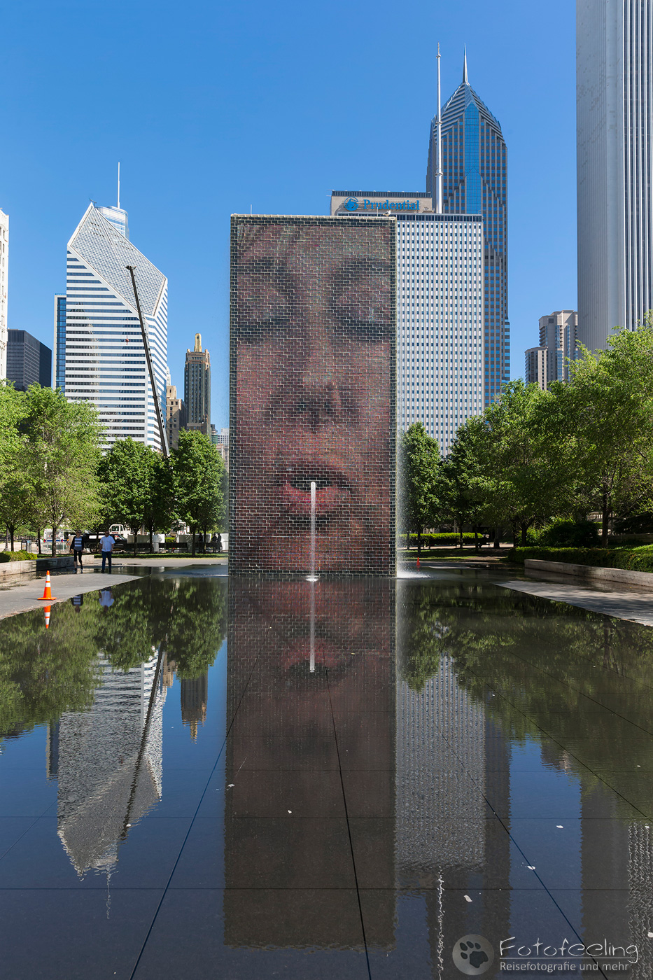 Crown Fountain im Millenium Park