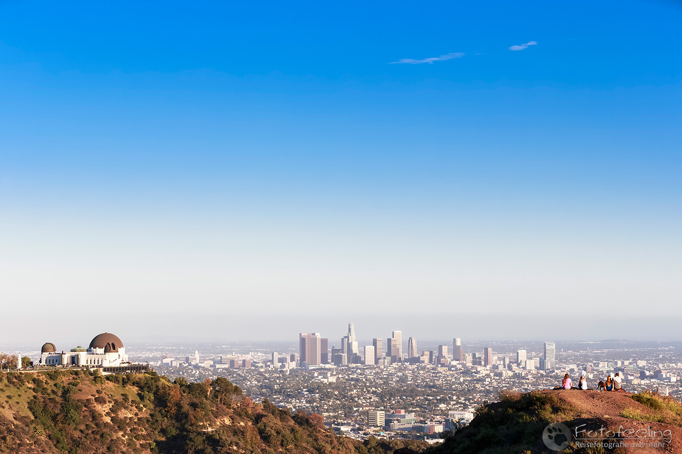 Griffith Observatory und Skyline von Los Angeles