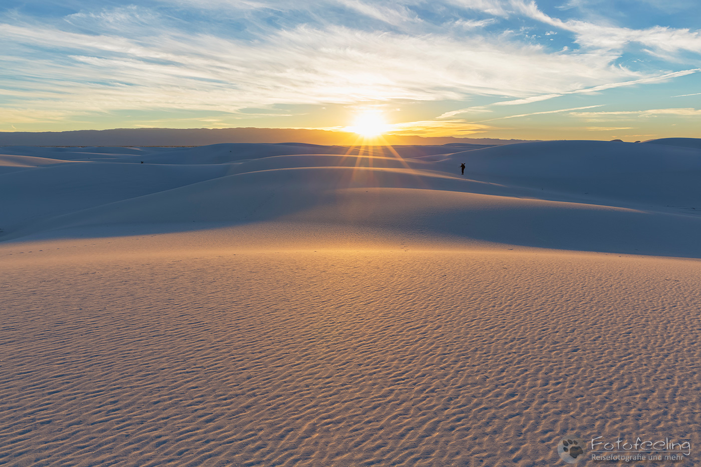Sonnenaufgang in White Sands