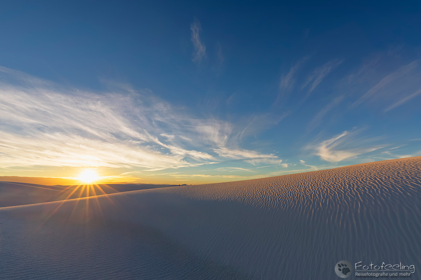 Sonnenaufgang in White Sands