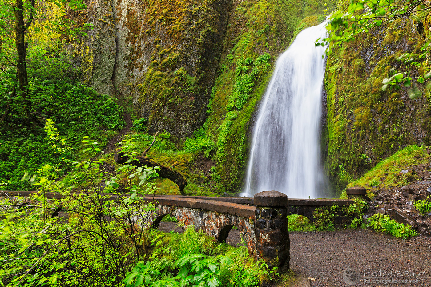 Multnomah Falls Wahkeena Falls Loop, Columbia River Gorge