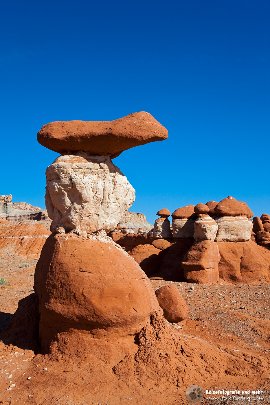 Verschiedenfarbige Sandsteinformationen, Little Egypt Geologic Site