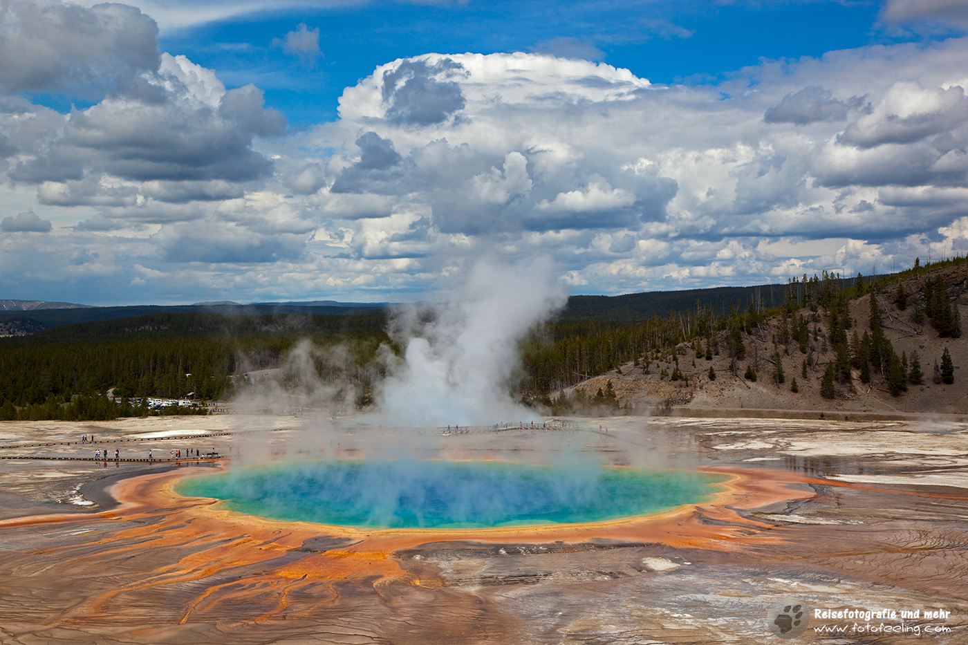 Grand Prismatic Spring, Midway Geyser Basin