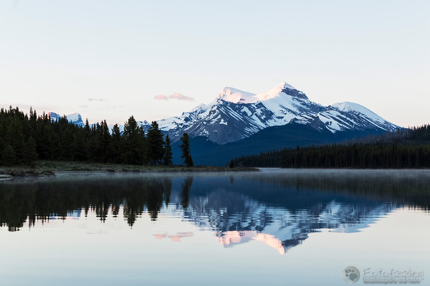 Maligne Lake & Maligne Mountain