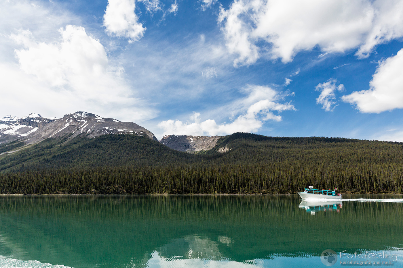 Maligne Lake & Maligne Mountain