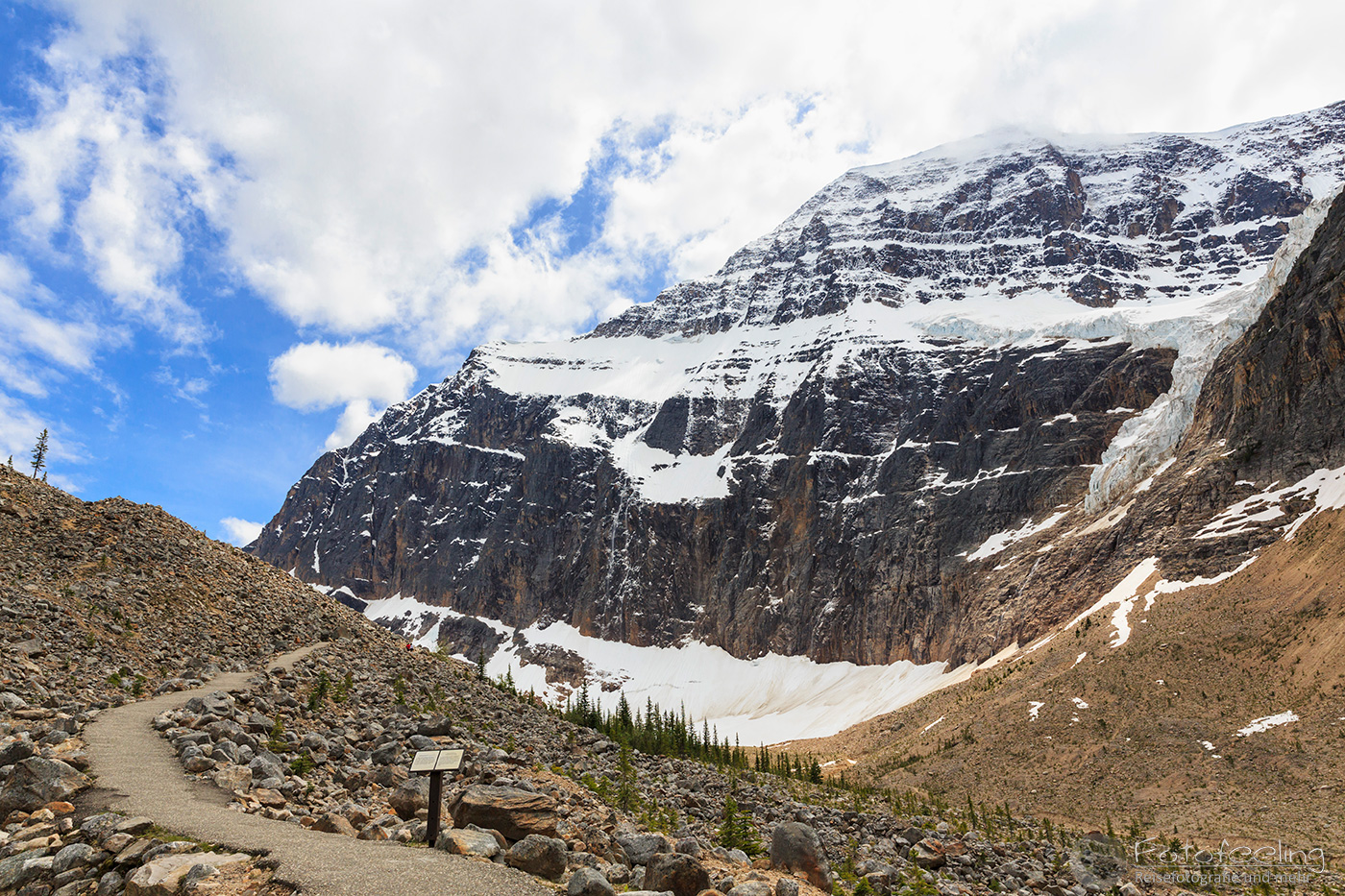 Angel Glacier am Mount Edith Cavell