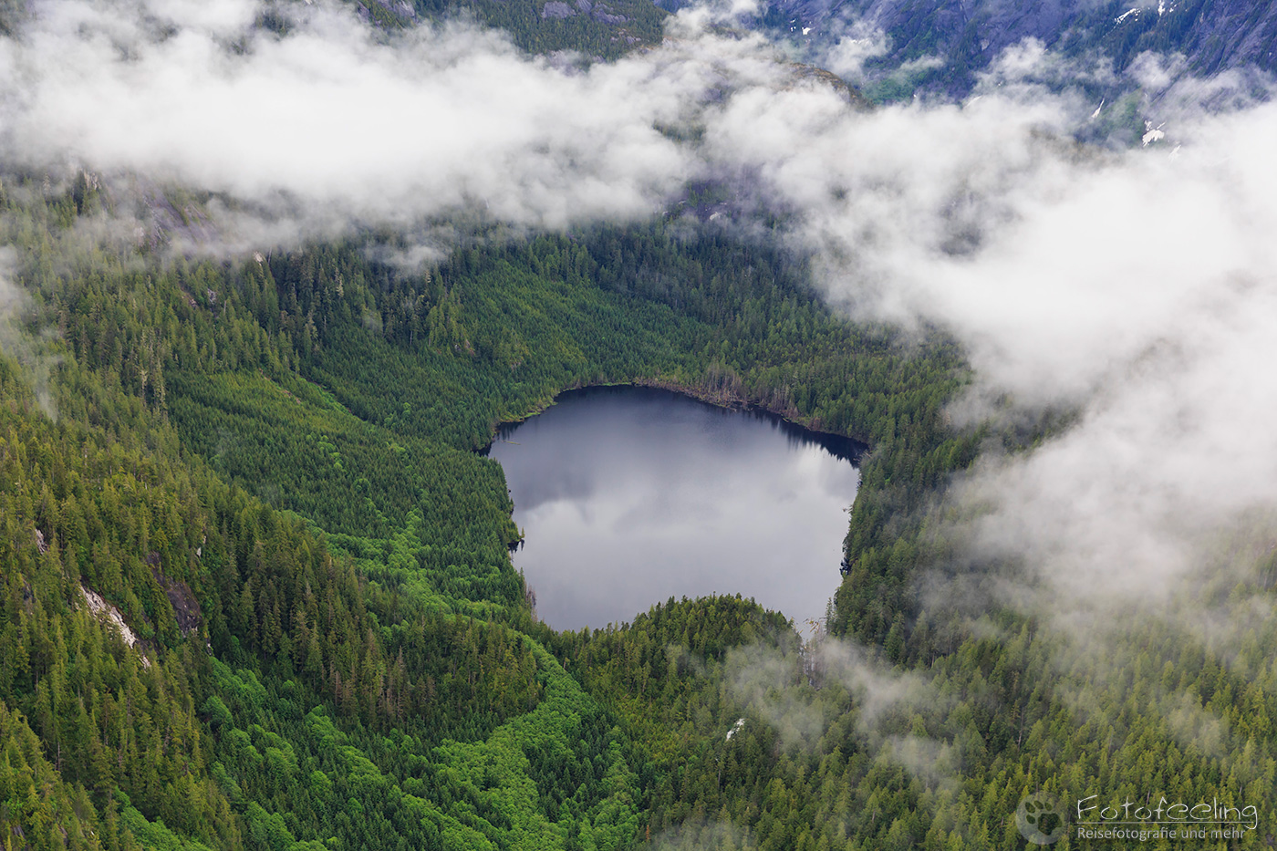 Landschaft aus dem Flugzeug