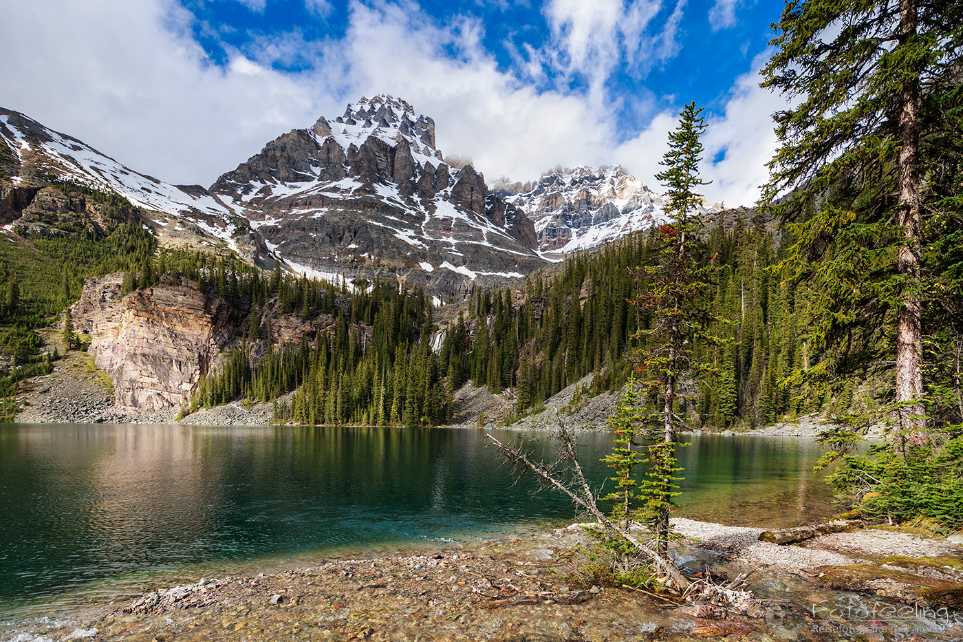 Lake O’Hara und Mount Huber