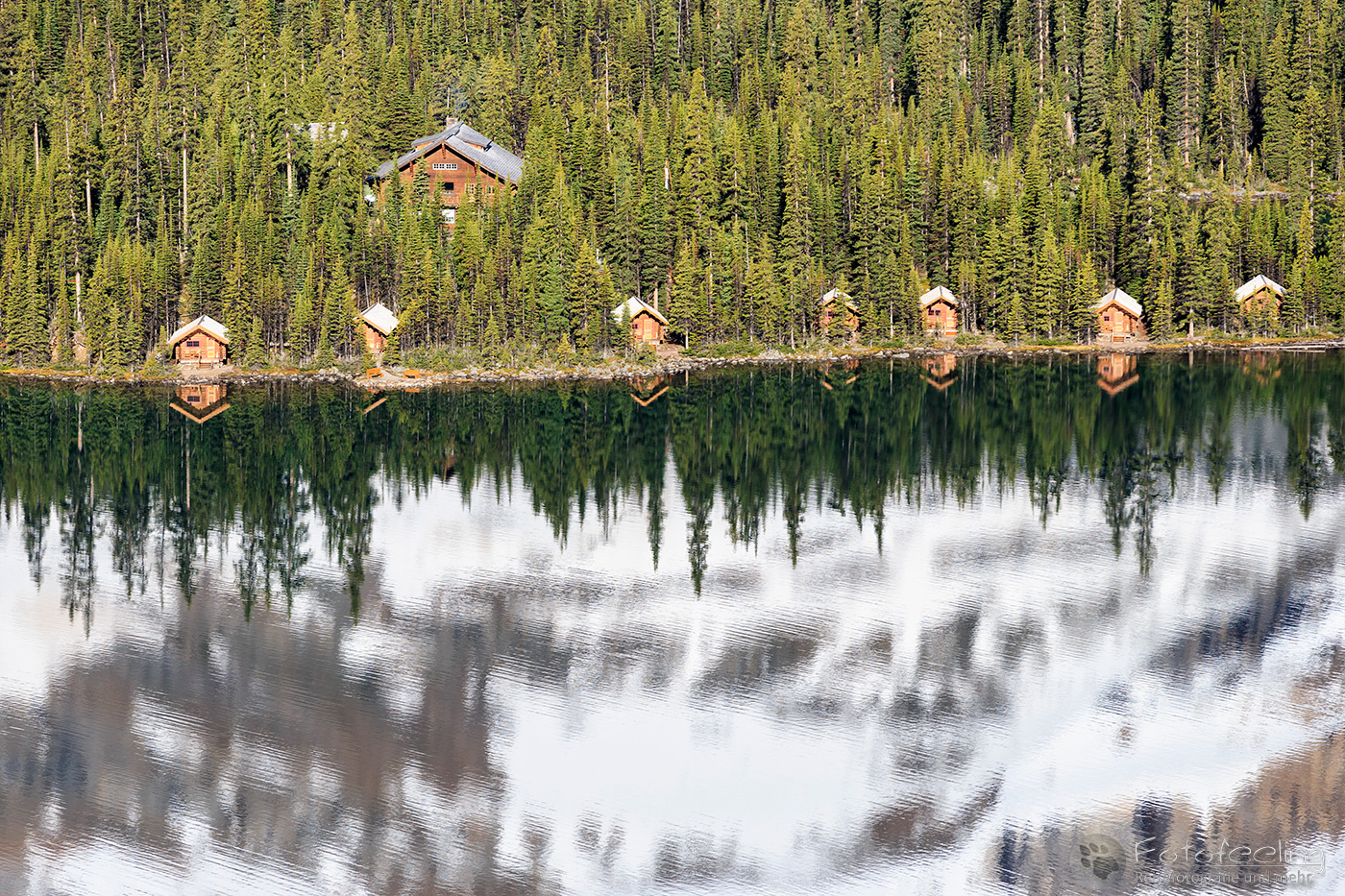 Lake O’Hara mit der Lake O'Hara Lodge