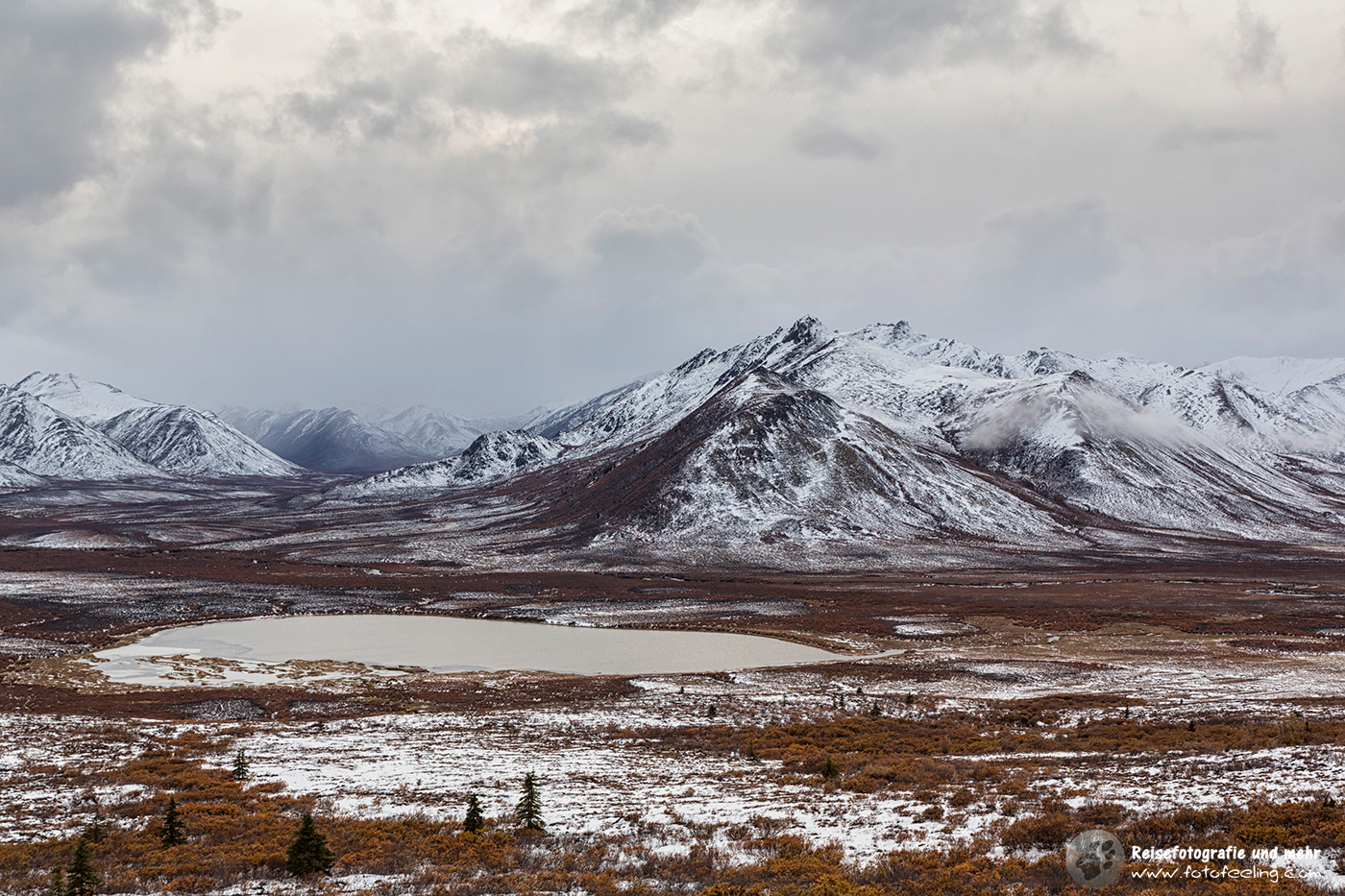 Erster Schnee am Dempster Hwy