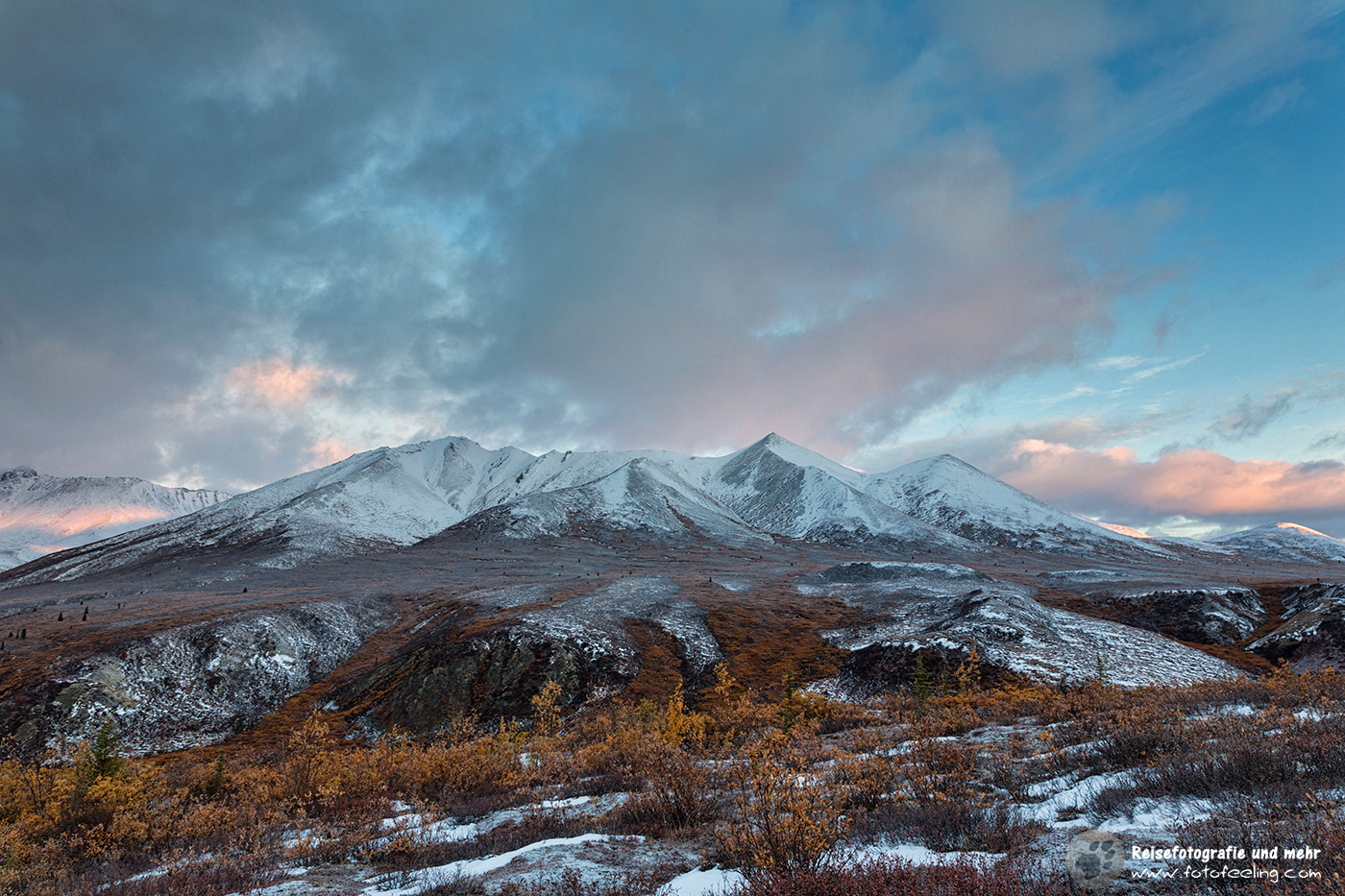 Erster Schnee am Dempster Hwy
