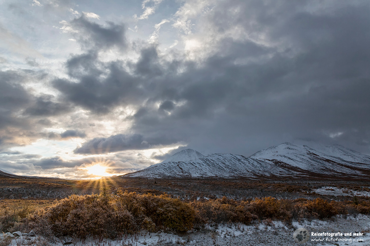 Erster Schnee am Dempster Hwy