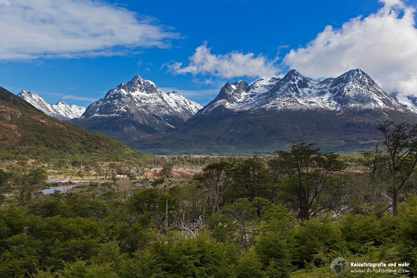Die Berge vor Ushuaia