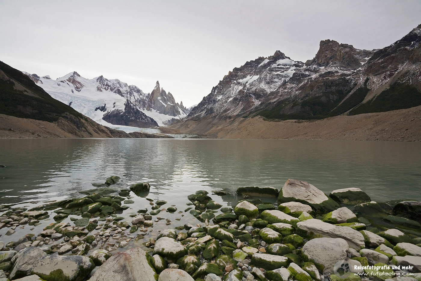 Gletschersee Laguna Torre und Gletscher