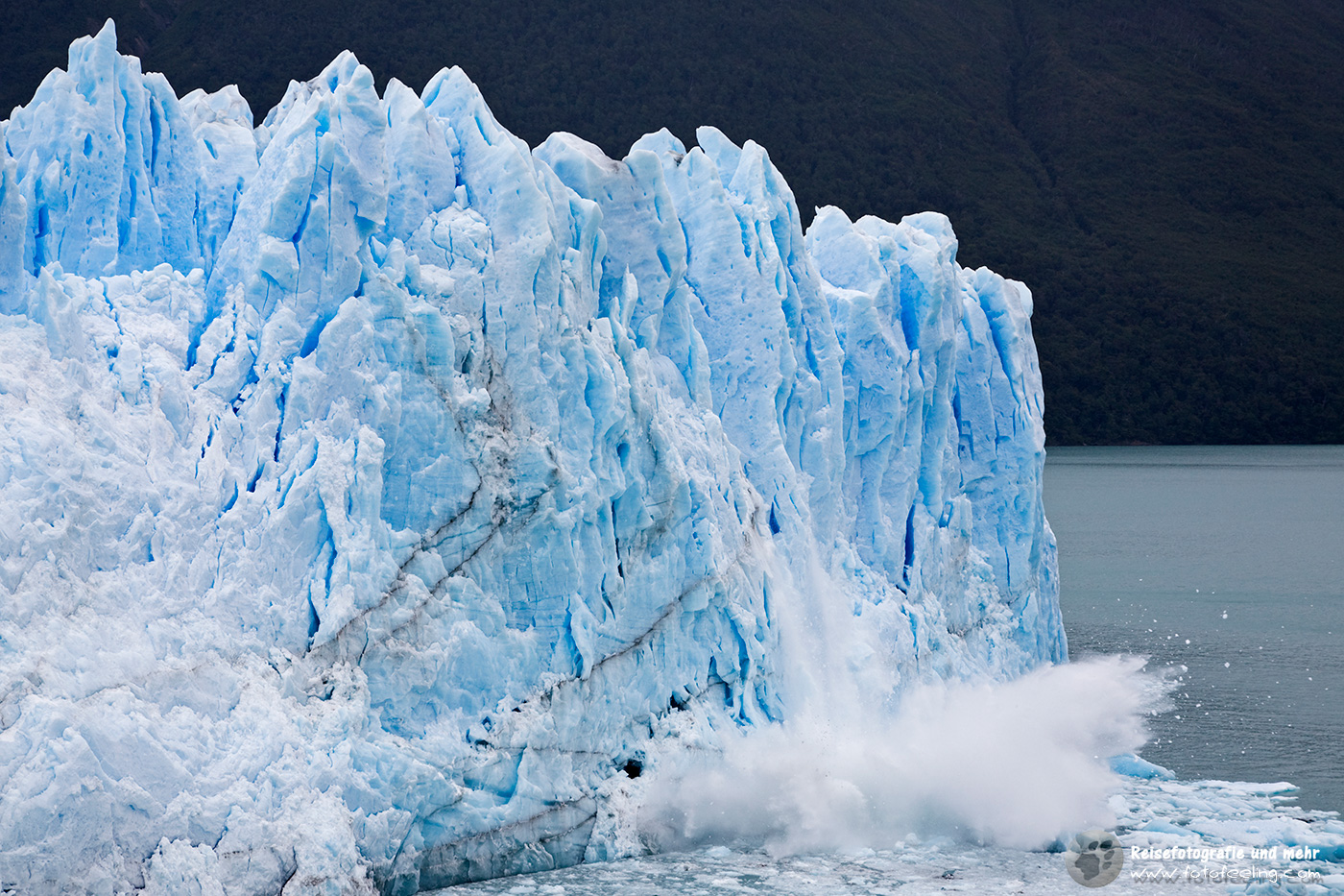 kalbender Gletscher, Perito Moreno Gletscher