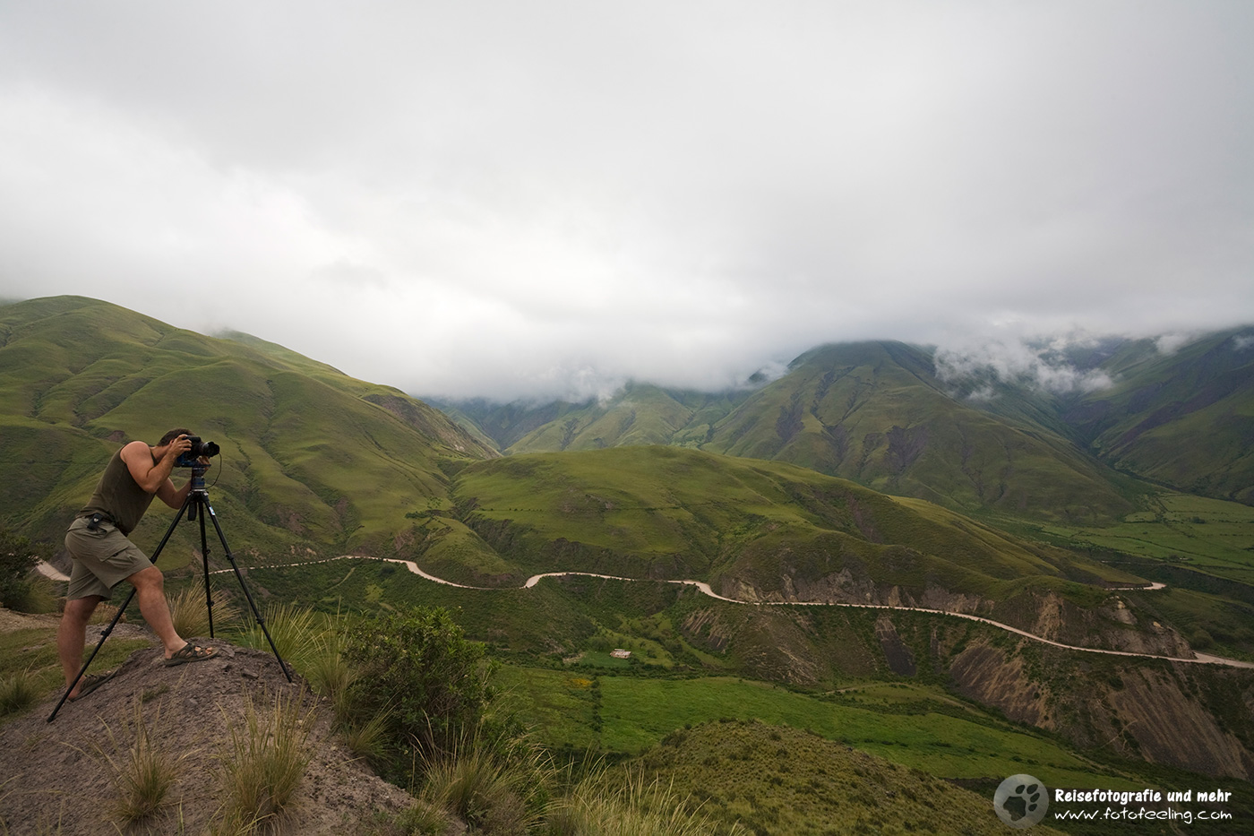 Pass-Straße im Nationalpark Los Cardones