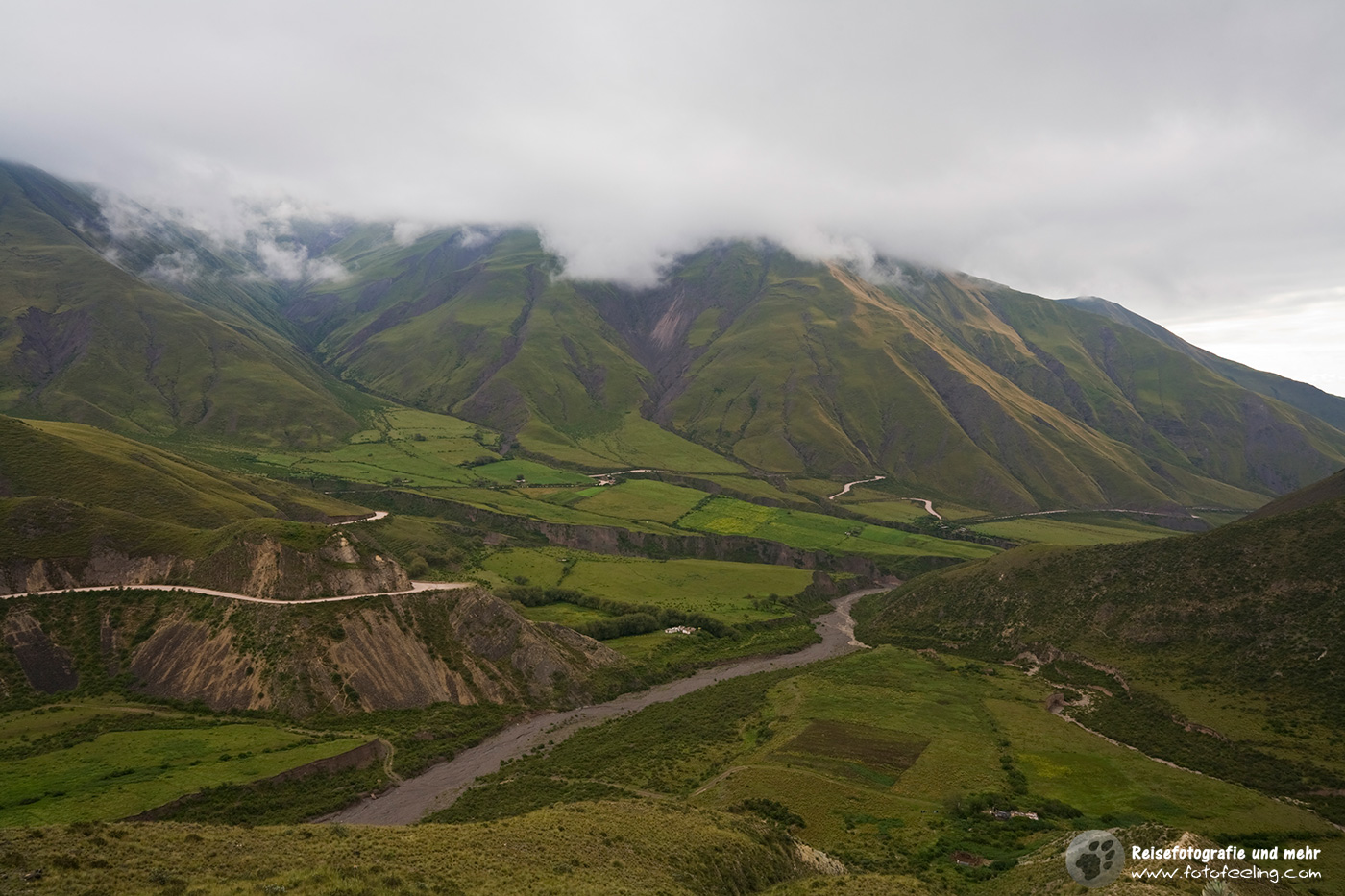 Pass-Straße im Nationalpark Los Cardones