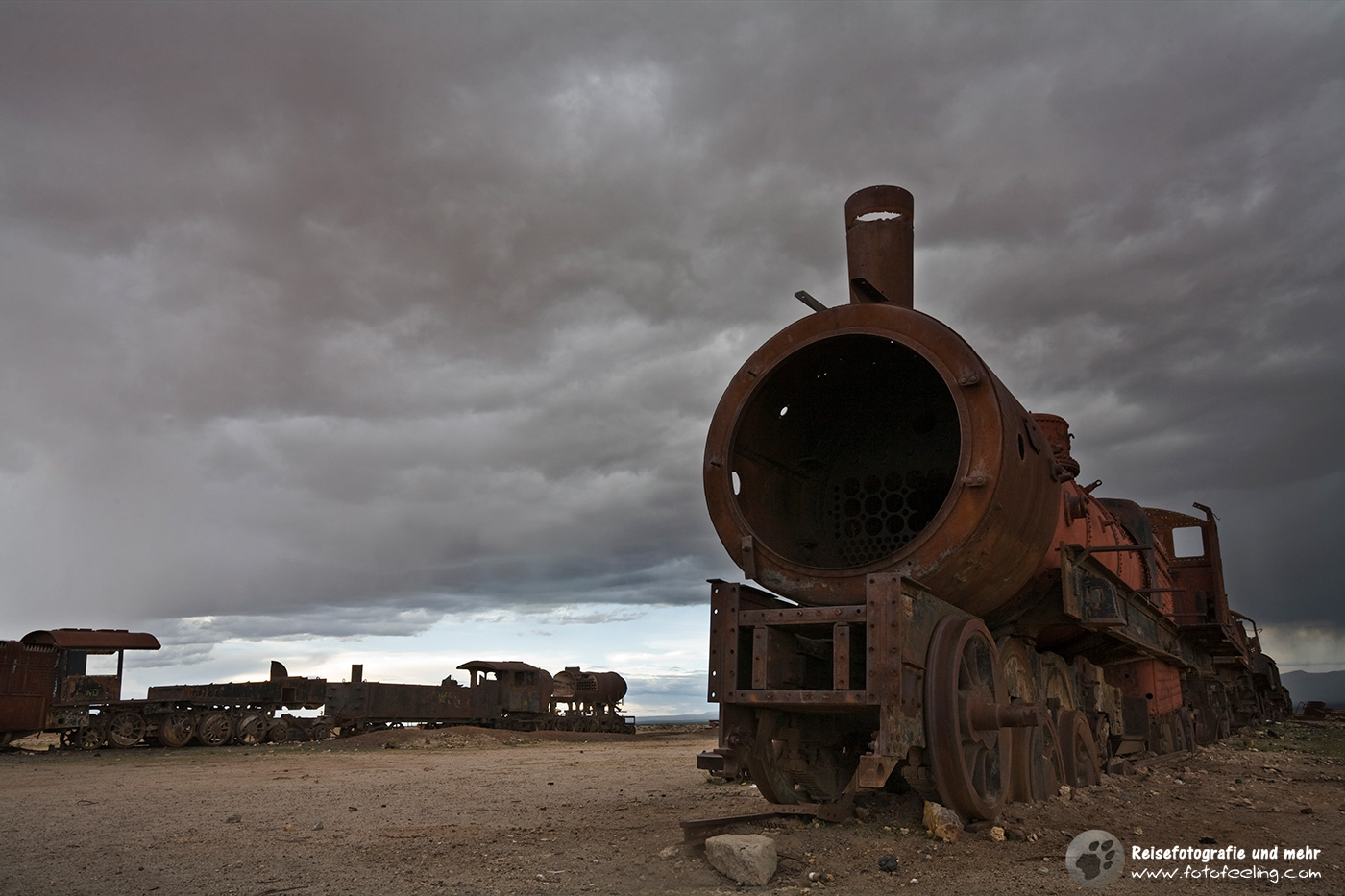 Eisenbahnfriedhof bei Uyuni