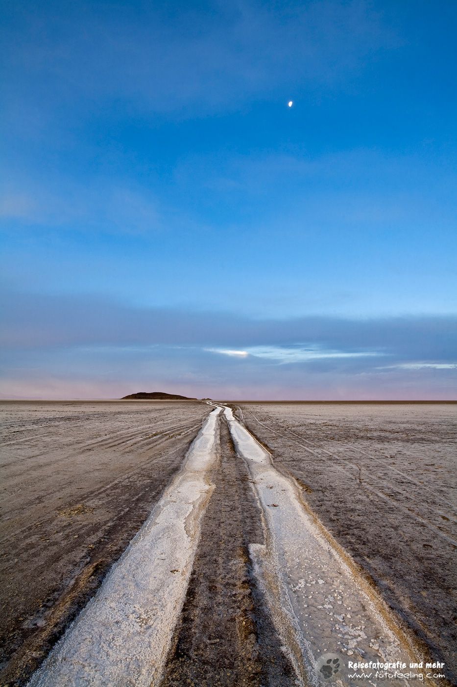 Abendstimmung am Salzsee Salar de Uyuni