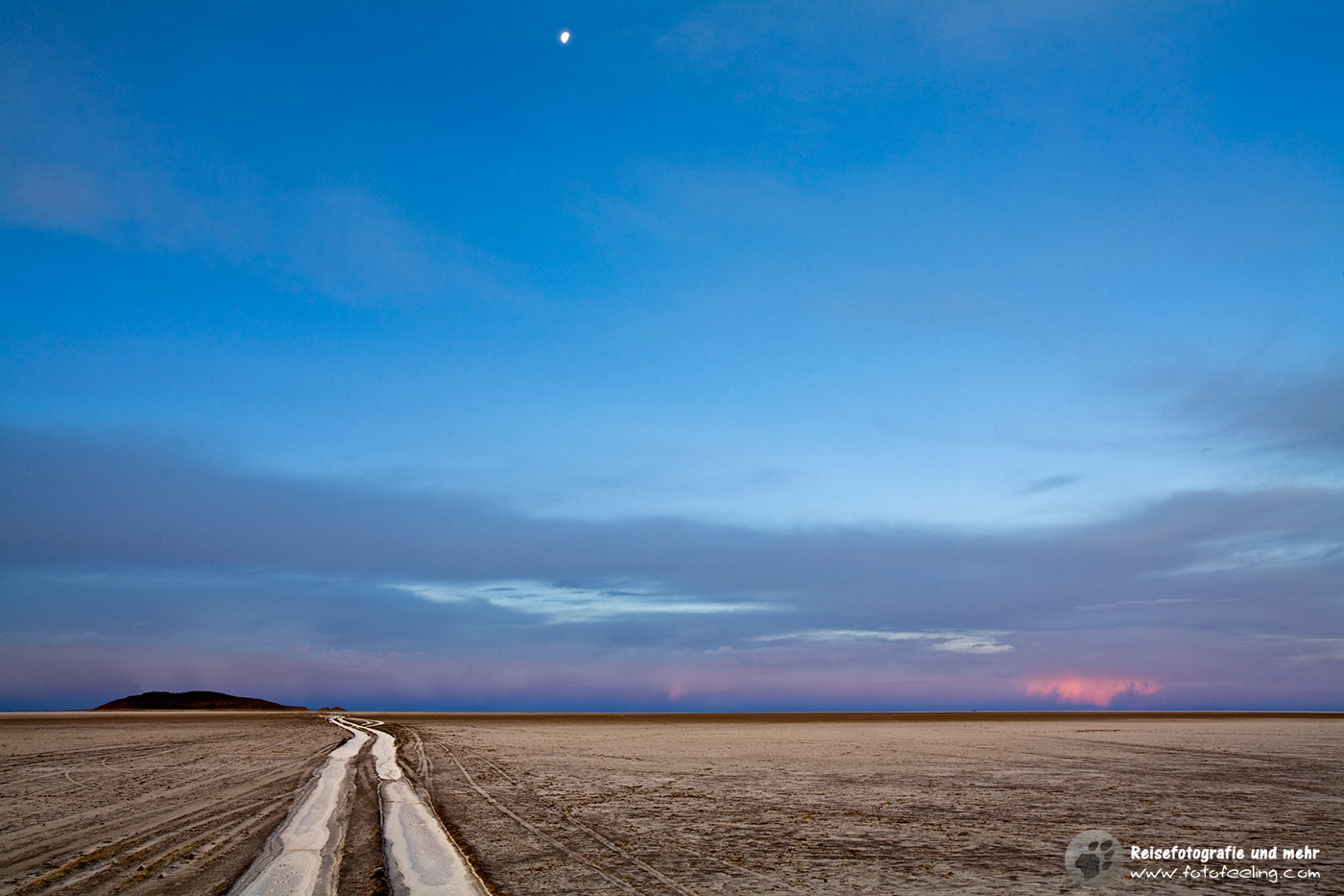 Abendstimmung am Salzsee Salar de Uyuni