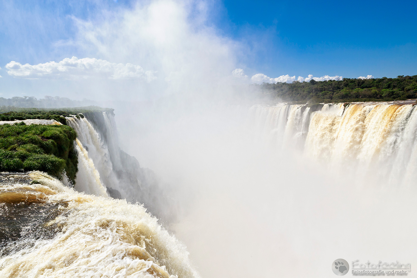 Iguazú Wasserfälle, Teufelsschlund (Devil's Throat) - „Garganta del Diablo“, Argentinische Seite
