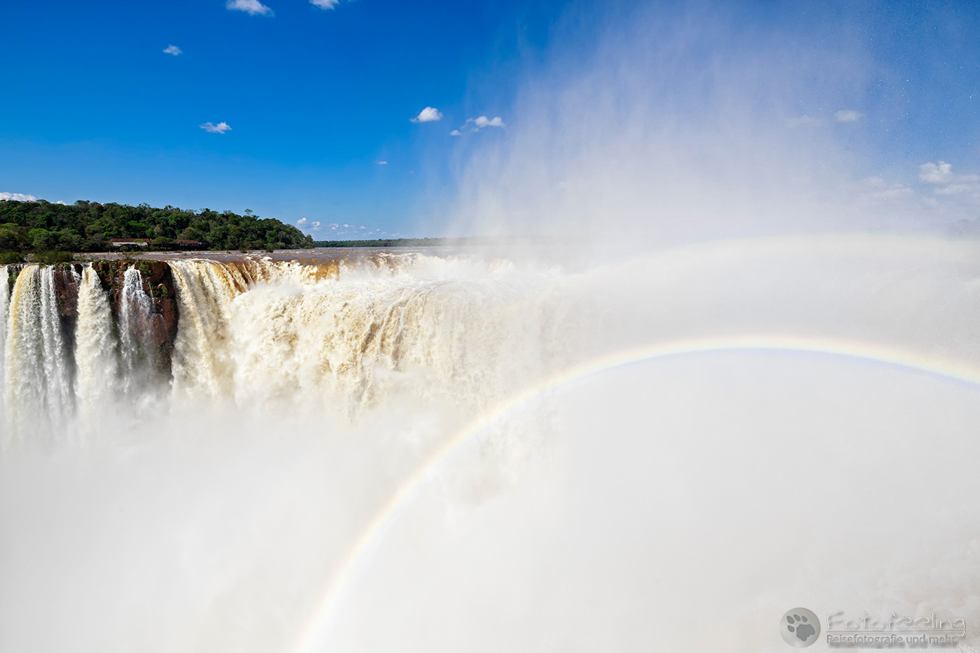 Iguazú Wasserfälle, Teufelsschlund (Devil's Throat) - „Garganta del Diablo“, Argentinische Seite