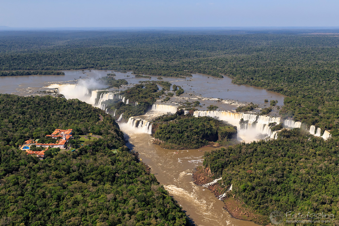 Iguazú Wasserfälle, Aerial View