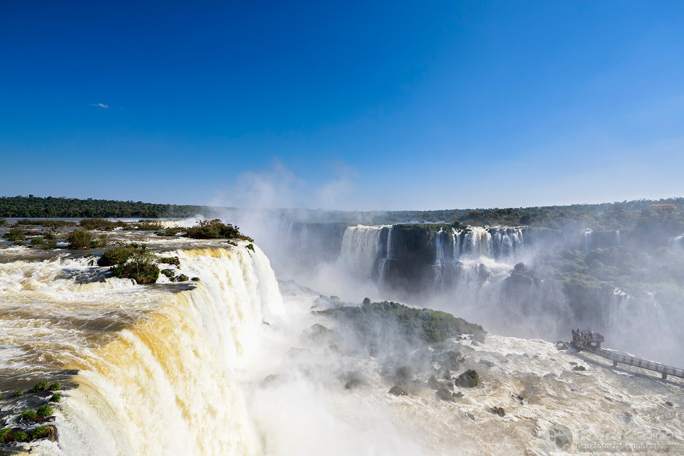 Iguazú Wasserfälle, Brasilianische Seite
