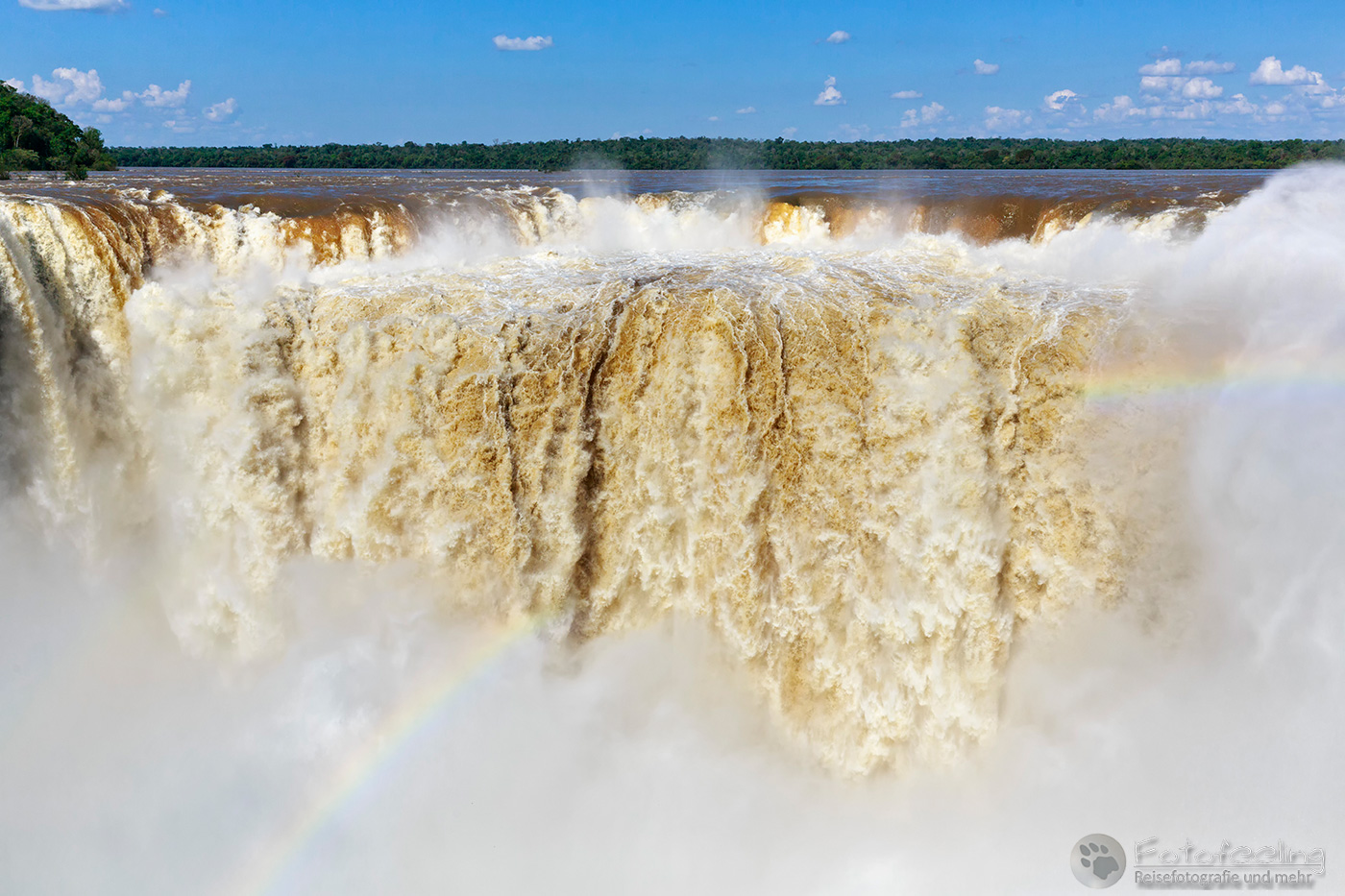 Iguazú Wasserfälle, Teufelsschlund (Devil's Throat) - „Garganta del Diablo“, Argentinische Seite