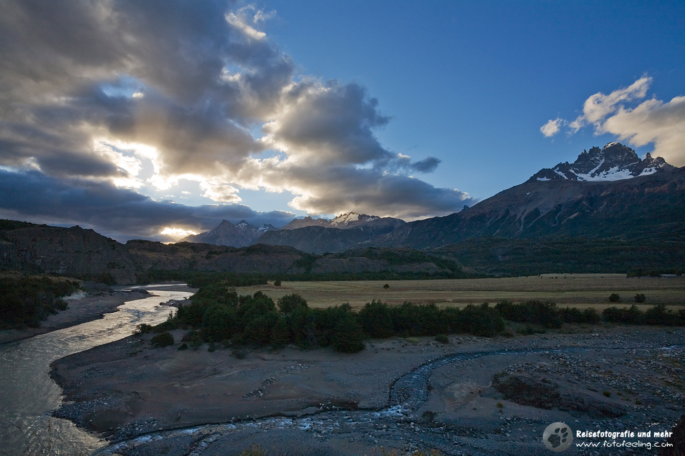 Blick auf den Berg Cerro Castillo