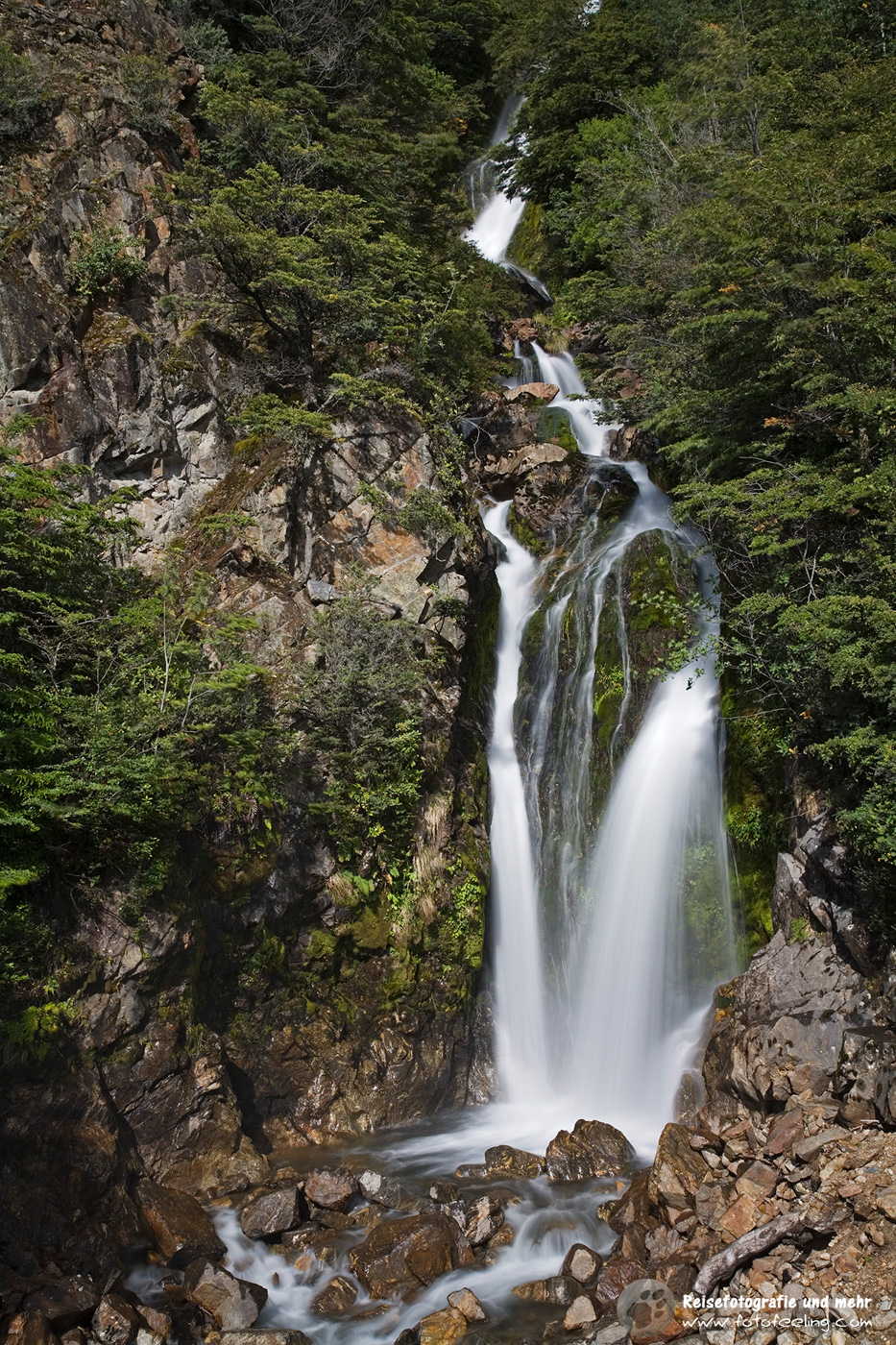Wasserfall in Patagonien