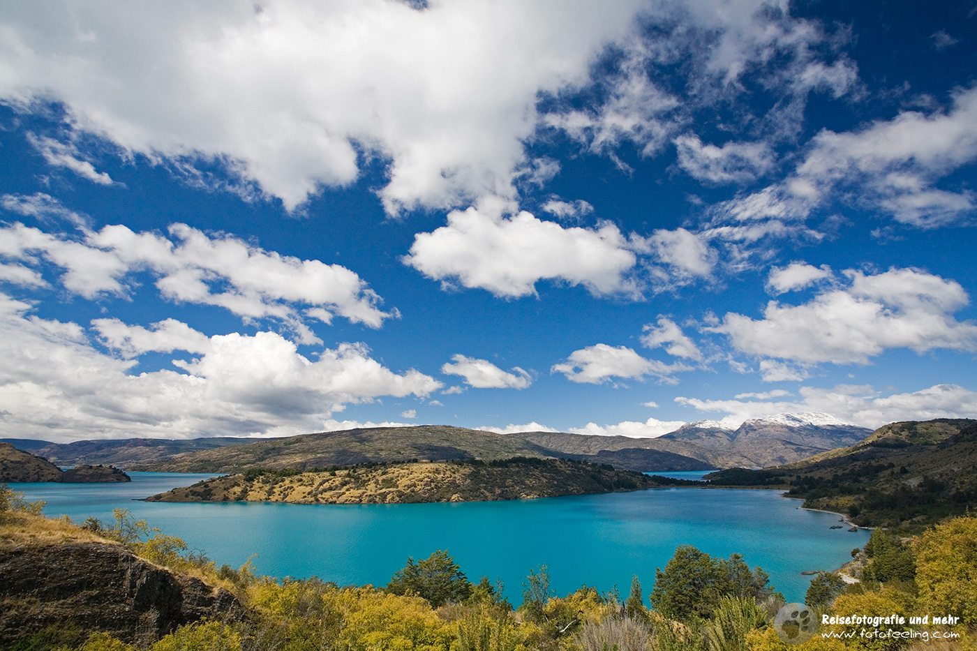 Blick auf den See Lago General Carrera