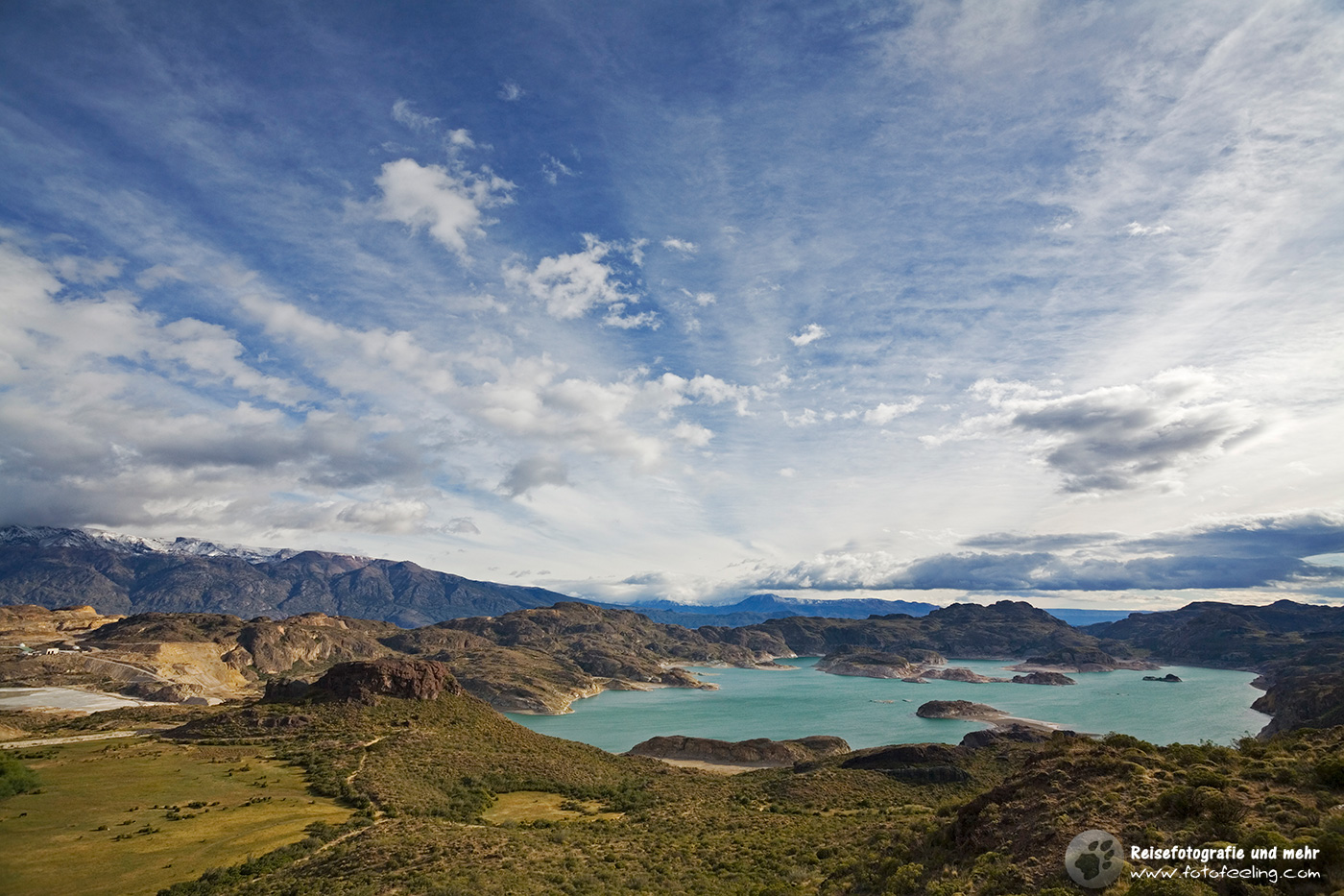 Blick auf den See Lago General Carrera