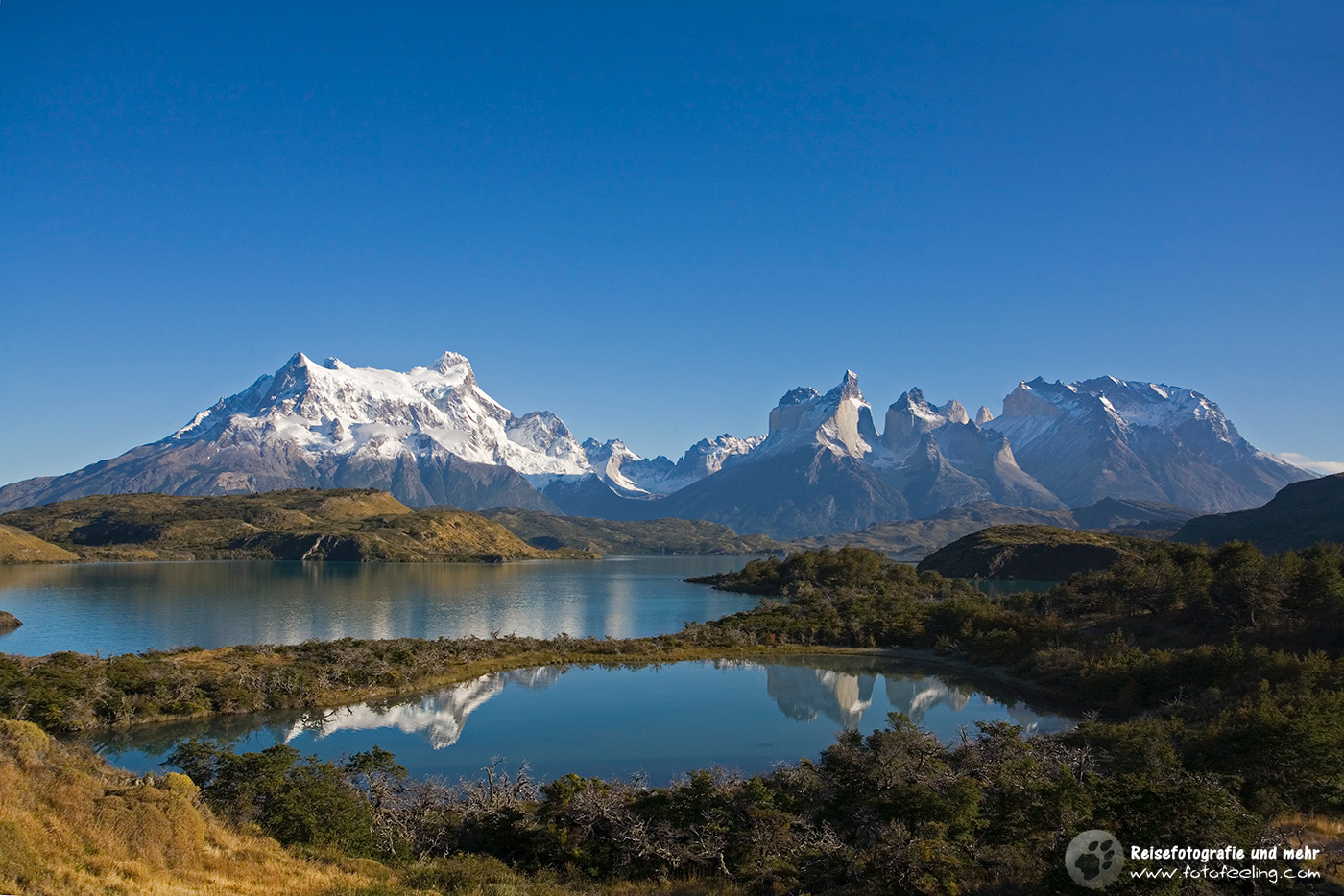 Seenlandschaft im Nationalpark Torres del Paine
