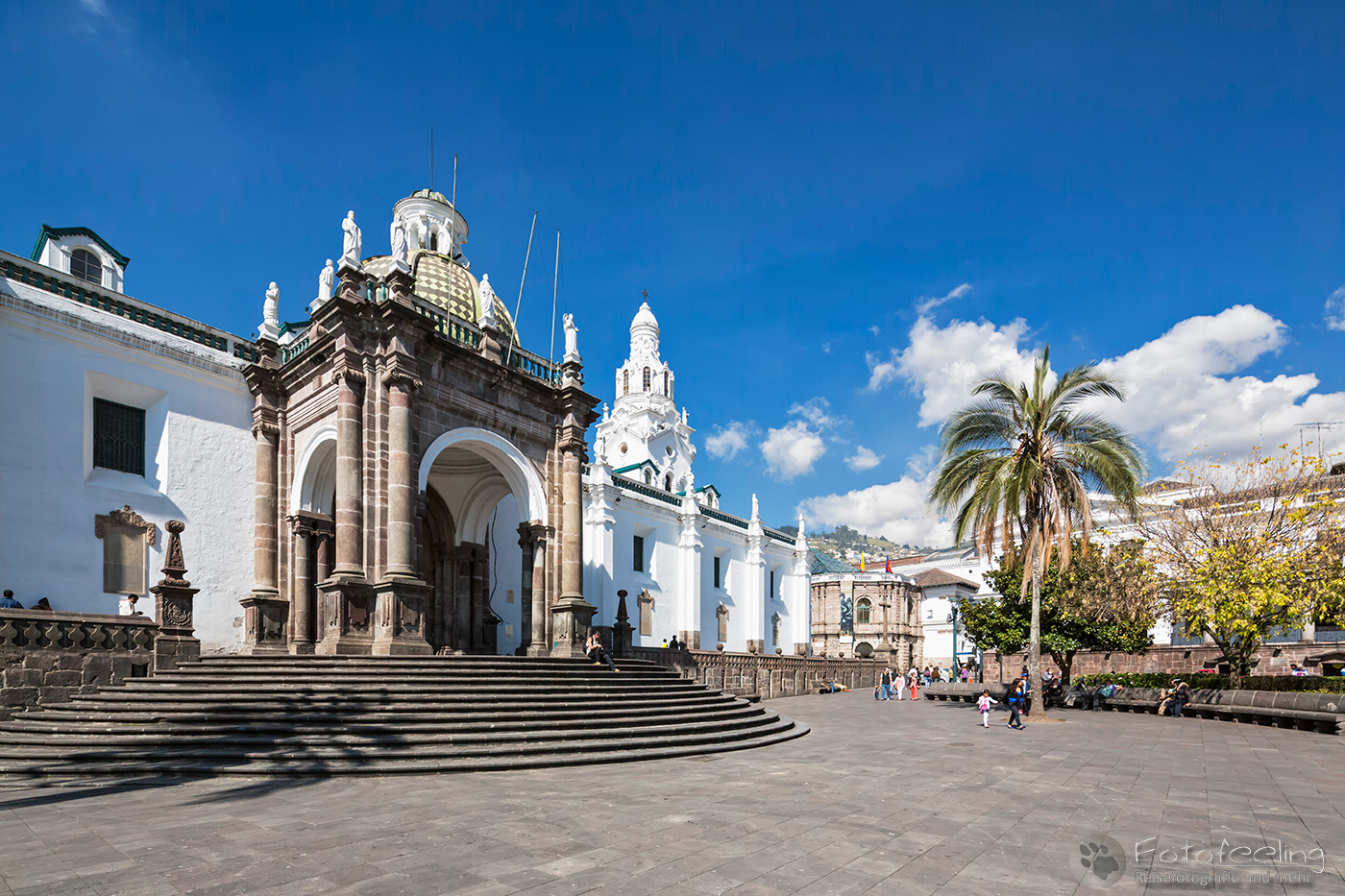 Independence Square und Metropolitan Cathedral of Quito