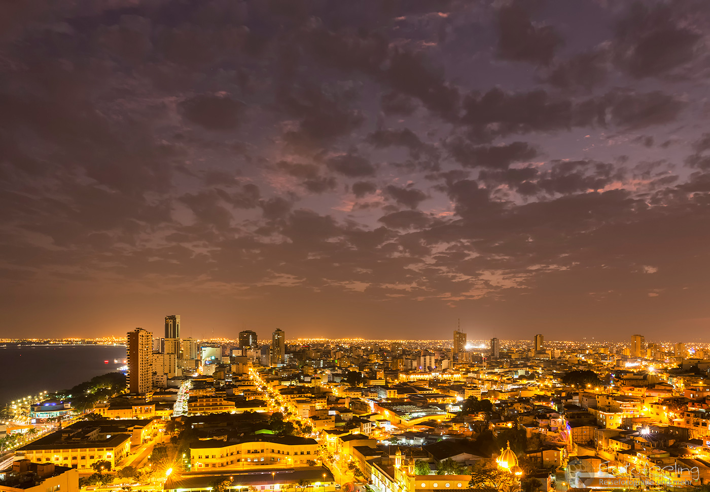 Cerro Santa Ana, Aussicht über die Stadt