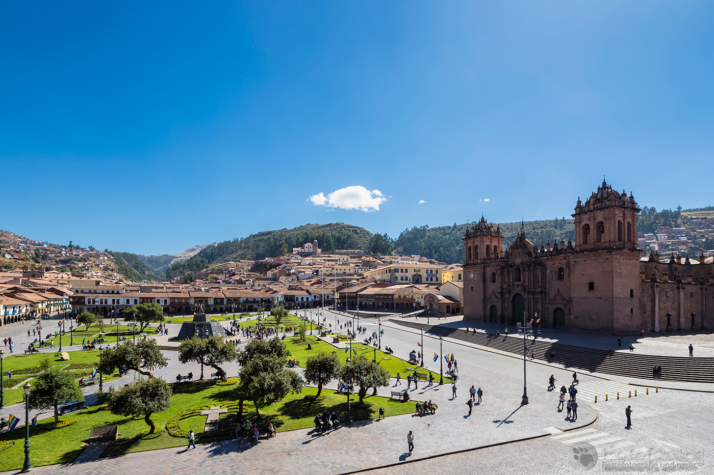 Plaza de Armas und Kathedrale von Cusco