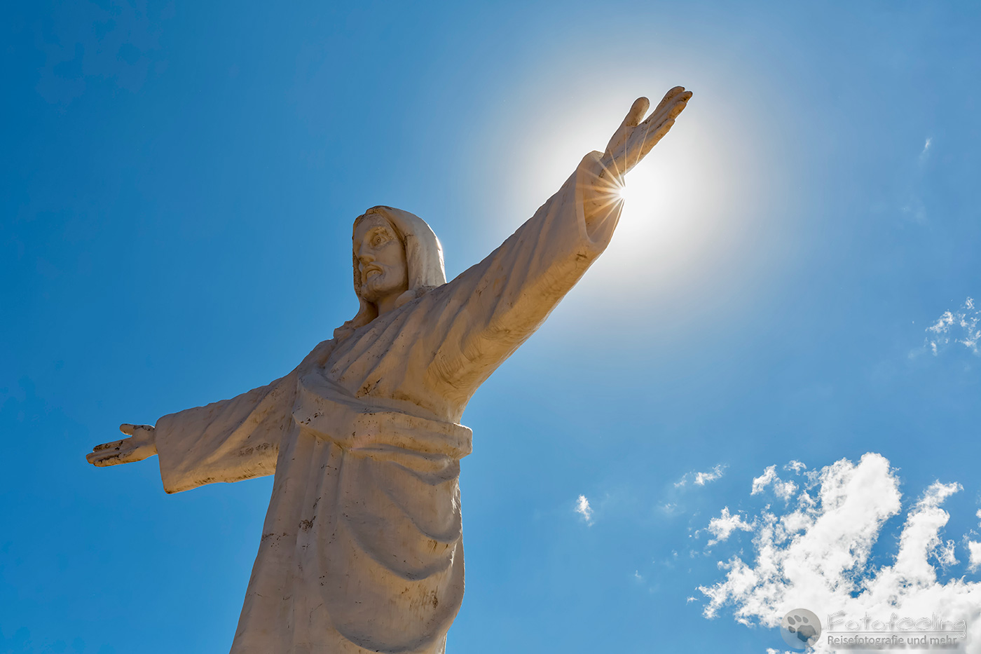 Cristo Blanco Statue wacht über Cusco