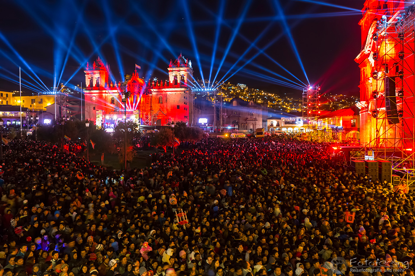 Feuerwerk in Cusco,  Inti Raymi & the Anniversary Celebrations of Cusco