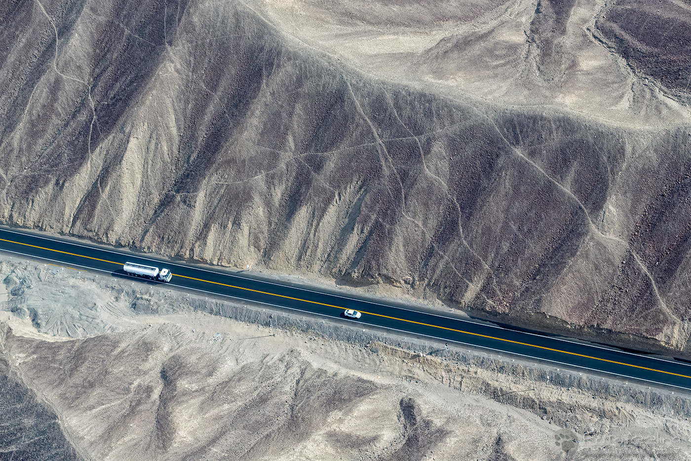 Flug über die Nasca Linien - Carretera Panamericana Sur