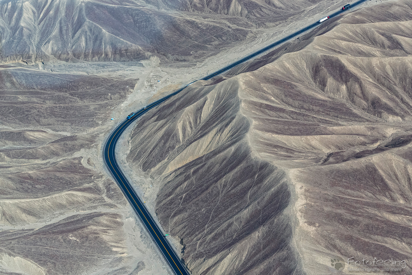 Flug über die Nasca Linien - Carretera Panamericana Sur