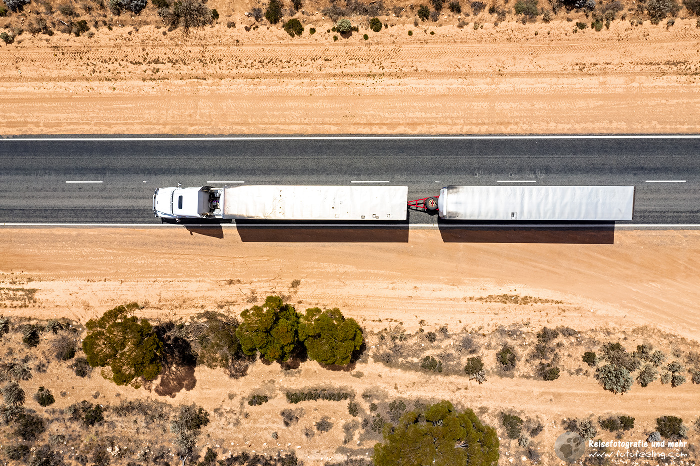 Road Train, Nullarbor Ebene, South Australia, Australien