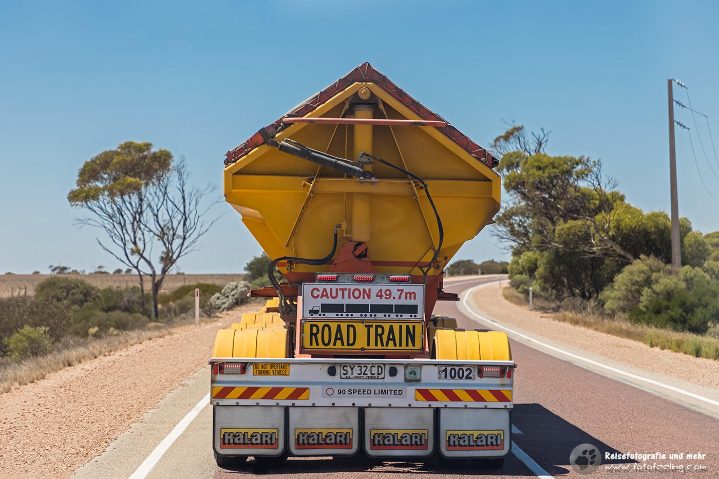 Road Train, 49,7 m lang, South Australia, Australien