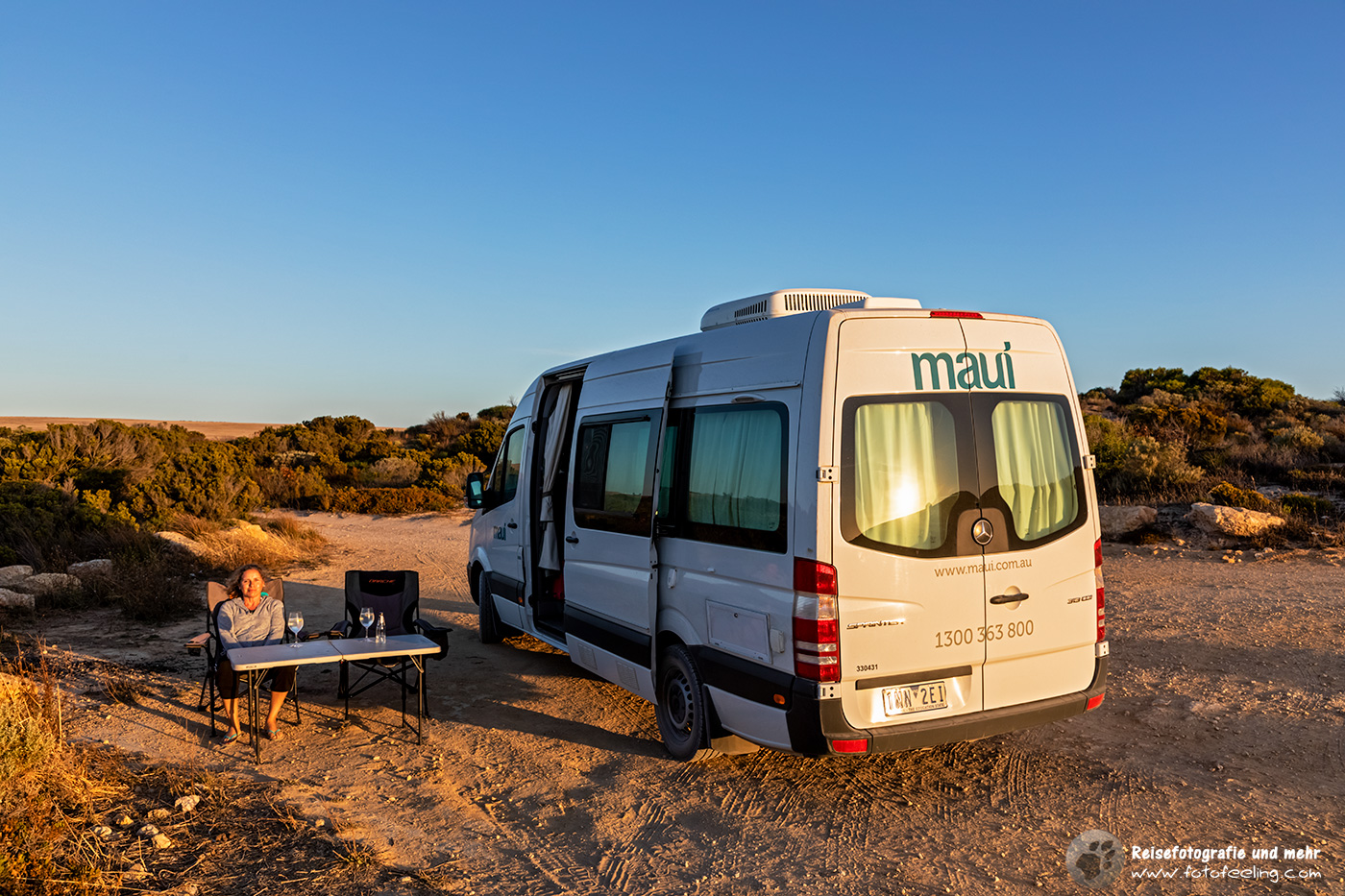 Campingplatz am Coles Point, South Australia, Australien