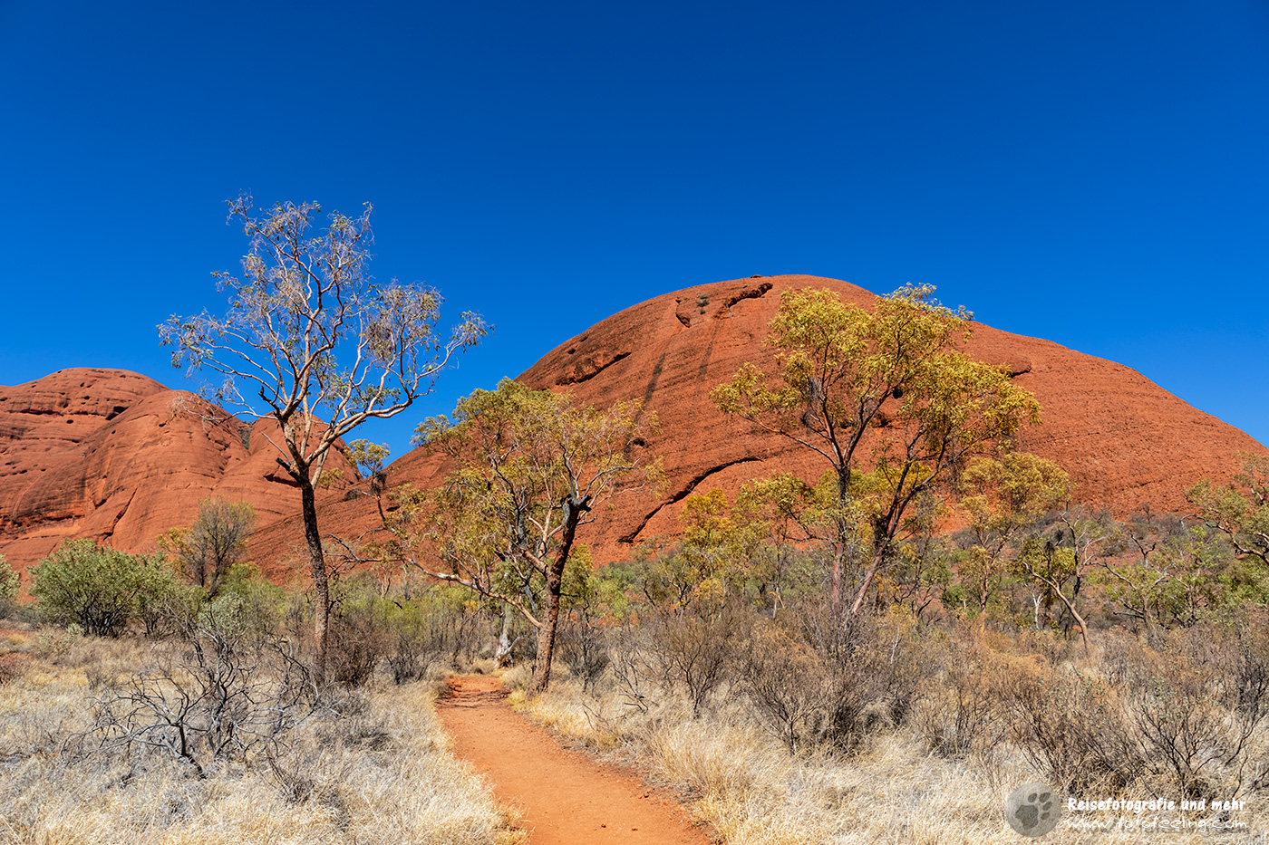 Wanderung durch das Valley of Winds, Kata Tjuṯa (Olgas), Uluru-Kata Tjuta National Park, Northern Territory, Australien